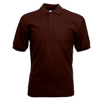 Поло "Mister Style" -170 г/м2, 100% хлопок, шоколад_S Поло "Mister Style" -170 г/м2, 100% хлопок, шоколад_S