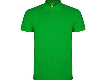 Рубашка поло "Star" мужская, травянисто-зеленый