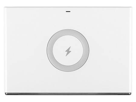 Часы с беспроводным зарядным устройством Rombica Timebox 2, белый