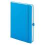 Бизнес-блокнот А5 FLIPPY, голубой, твердая обложка