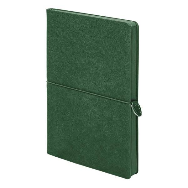 Ежедневник недатированный Fusion, А5, бирюзовый, кремовый блок,