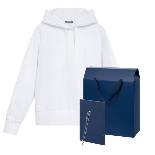 Набор с одеждой ALEX (худи, блокнот, ручка), синий