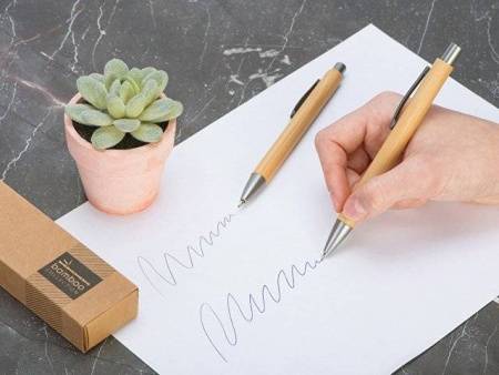 Набор ручка и механический карандаш "Tender bamboo", натуральный