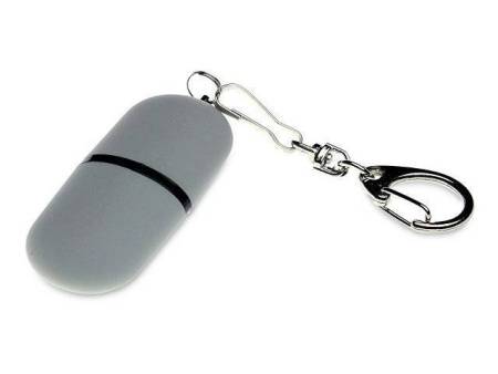 USB 2.0- флешка «Goutte Soft-touch» на 512 Мбайт каплевидной формы