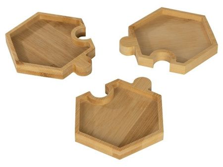 Набор костеров-менажниц в форме пазла "Sota"