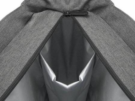 Сумка-холодильник Fabrizio со штопором, серый/черный