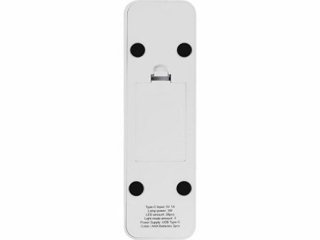 Складывающаяся настольная LED лампа "Stack N", 3 Вт, белый