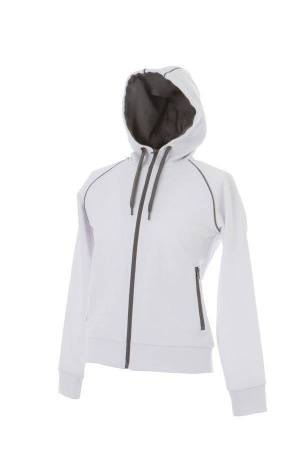Толстовка женская "SIVIGLIA" ,белый,S, 80% полиэстер, 20% хлопок
