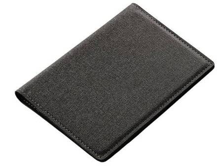 Подарочный набор "Consul": обложка для паспорта и картхолдер, серый