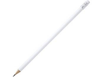 Карандаш деревянный COUVET с ластиком, белый