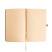 Бизнес-блокнот TERRI, A5, бежевый, твердая обложка, рециклированная бумага, в линейку