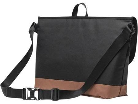 Сумка-мессенджер Herschel Cove из переработанного материала 22,5 л - сплошной черный