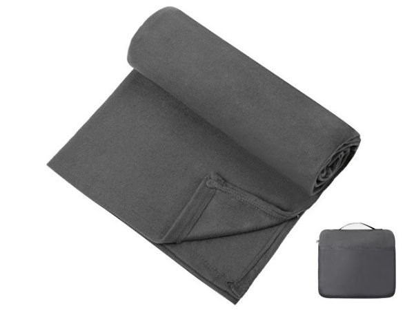 Плед для путешествий «Flight» в чехле с ручкой и карманом