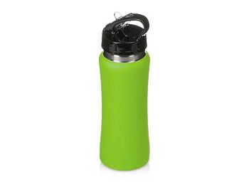 Бутылка для воды "Bottle C1", сталь, soft touch, 600 мл, зеленое яблоко Бутылка для воды "Bottle C1", сталь, soft touch, 600 мл, зеленое яблоко