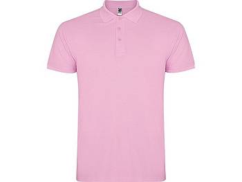 Рубашка поло "Star" мужская, светло-розовый