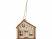 Подвеска с подсветкой домик (с мерцающей свечкой)