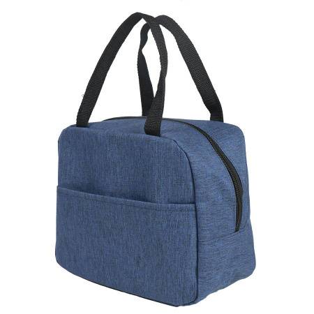 Термосумка "EAT", серый меланж, 24 x 21 x 12 см