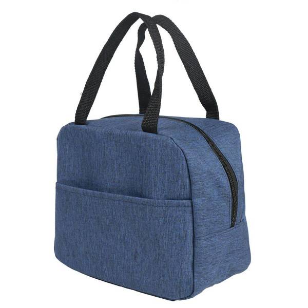 Термосумка "EAT", серый меланж, 24 x 21 x 12 см