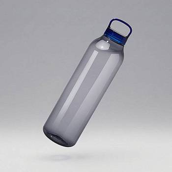 Бутылка для воды «Холв», 900 мл, черный/синий