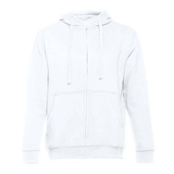 Толстовка мужская с капюшоном AMSTERDAM, белый, S, 50% хлопок, 50% полиэстер