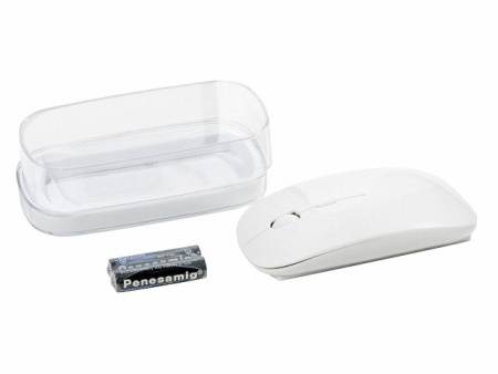 Мышь оптическая беспроводная «Desmo» в кейсе, белый