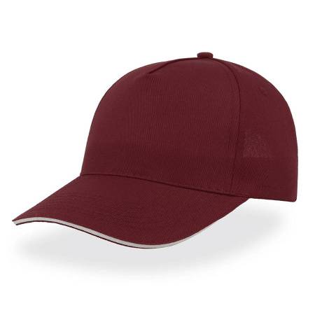 Бейсболка "START FIVE SANDWICH", 5 клиньев, застежка на липучке,беж/т.синий, 100% хлопок