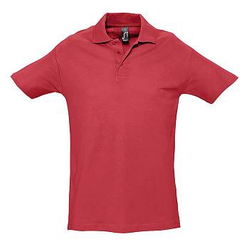 Рубашка поло мужская SPRING II,красный,4XL,100% хлопок, 210/м2 Рубашка поло мужская SPRING II,красный,4XL,100% хлопок, 210/м2