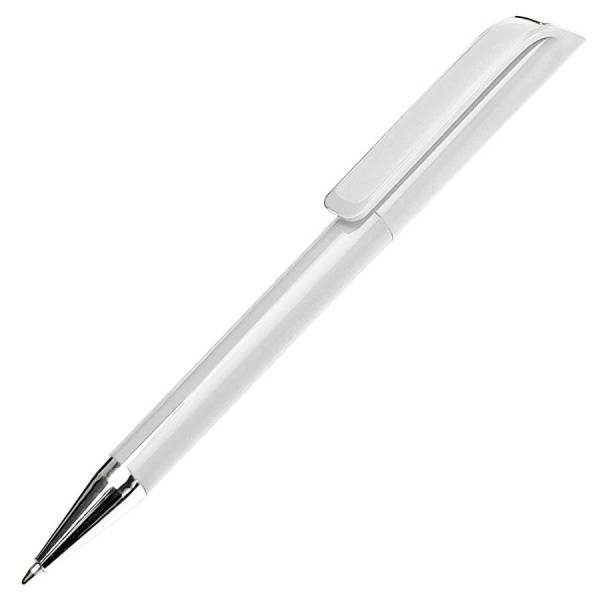 Ручка шариковая N23, белый, пластик