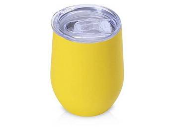 Термокружка "Vacuum mug C1", soft touch, 370мл, желтый