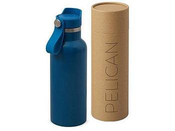 Вакуумная термобутылка «Pelican», 500 мл, синий индиго Вакуумная термобутылка «Pelican», 500 мл, синий индиго