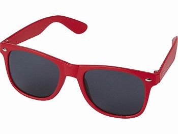 Солнцезащитные очки Sun Ray из переработанной пластмассы, красный Солнцезащитные очки Sun Ray из переработанной пластмассы, красный