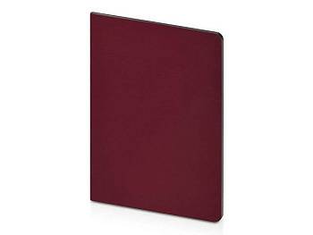 Бизнес-тетрадь А5 "Pragmatic Contrast", 40 листов в клетку, бордовый с темно-серым срезом