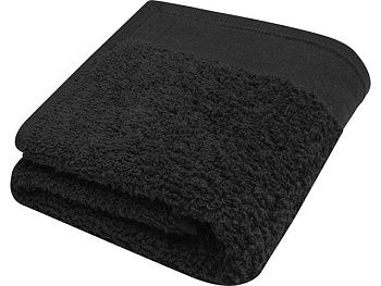 Хлопковое полотенце для ванной Chloe 30x50 см плотностью 550 г/м², черный Хлопковое полотенце для ванной Chloe 30x50 см плотностью 550 г/м², черный