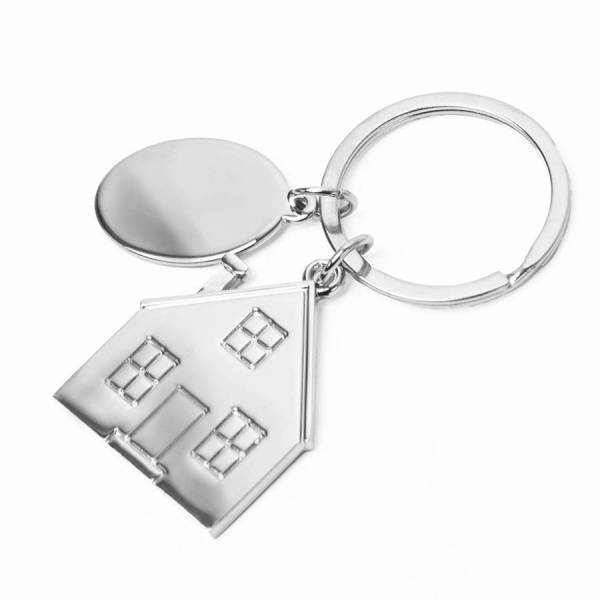 Брелок SILV HOME, 3,97 x 3,3 x 0,3 см, металл