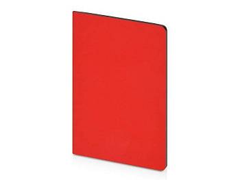 Бизнес-тетрадь А5 "Pragmatic Contrast", 40 листов в клетку, красный с темно-серым срезом