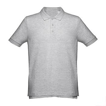 Рубашка-поло мужская ADAM, серый меланж, 3XL, 85% хлопок, 15% вискоза, плотность 195 г/м2 Рубашка-поло мужская ADAM, серый меланж, 3XL, 85% хлопок, 15% вискоза, плотность 195 г/м2