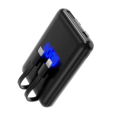 Внешний аккумулятор Eron с подсветкой гравировки, 5000 mAh
