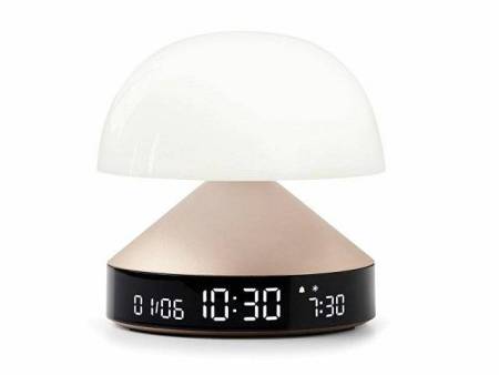 Светильник с часами и световым будильником Mina Sunrise