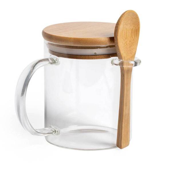 Кружка KIPAL, 420мл, 10,6х8,7см, боросиликатное стекло