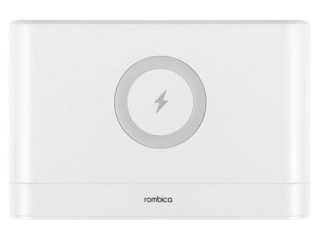 Часы с беспроводным зарядным устройством Rombica Timebox 1, белый