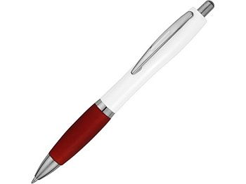 Ручка шариковая "Nash", белый/красный, черные чернила Ручка шариковая "Nash", белый/красный, черные чернила