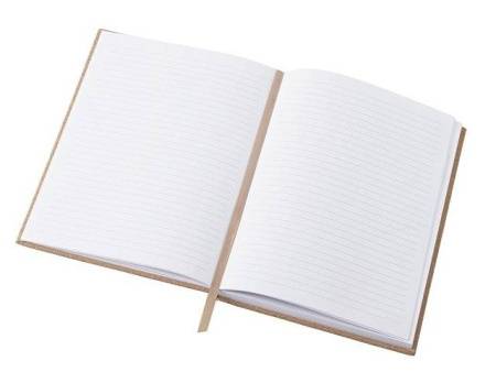 Блокнот из пробки А5 "Passiflora", твердая обложка, 80 листов 80 гр/м2 переработанной белой бумаги,