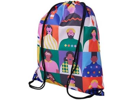 Рюкзак мешок из полиэстера с полной запечаткой , 38,1*45,72 см