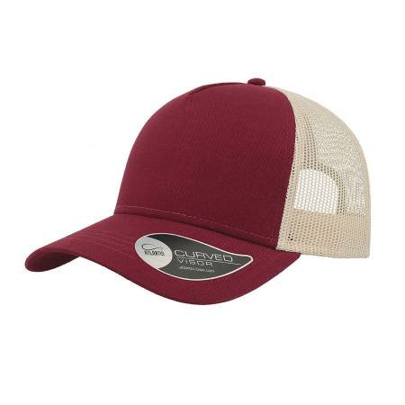 Бейсболка "RAPPER COTTON", 5 клиньев, пласт. застежка, белый, 100 х/б%, 100% полиэстер