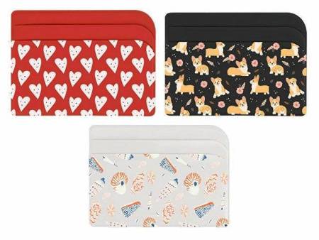 Картхолдер для 3-х карт с возможностью полноцветной  УФ-печати, софт-тач