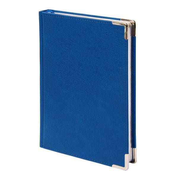 Ежедневник недатированный Kennedy, А5,  синий, белый блок