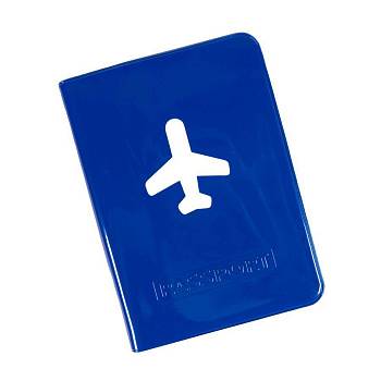 Обложка для паспорта "Flight" 10 x 13,8 см, ПВХ, синий Обложка для паспорта "Flight" 10 x 13,8 см, ПВХ, синий