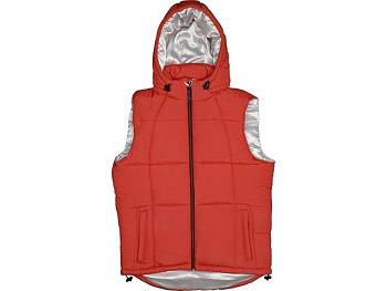 Жилет "Vigour" мужской, красный/стальной