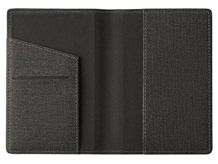 Подарочный набор "Consul": обложка для паспорта и картхолдер, серый