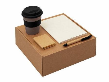 Набор «Halm» с блокнотом, ручкой и стаканом 